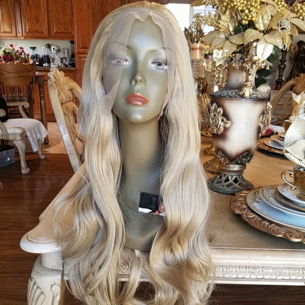 Ash Blonde Beauty Lace Front Wig - Thumbnail 3