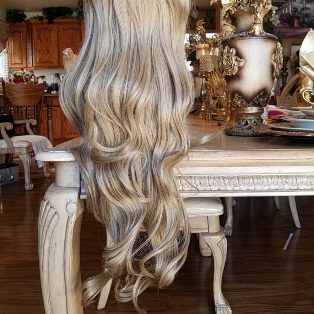 Ash Blonde Beauty Lace Front Wig - Thumbnail 5