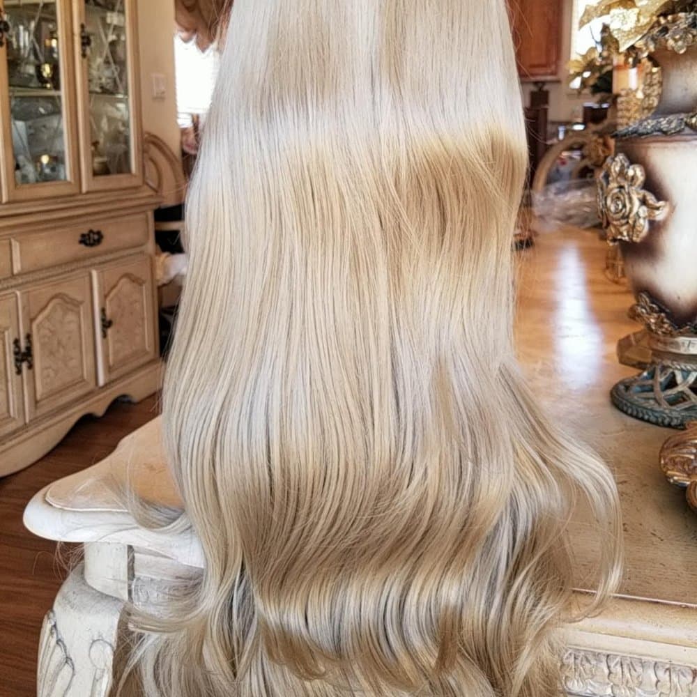 Ash Blonde Beauty Lace Front Wig - Thumbnail 6