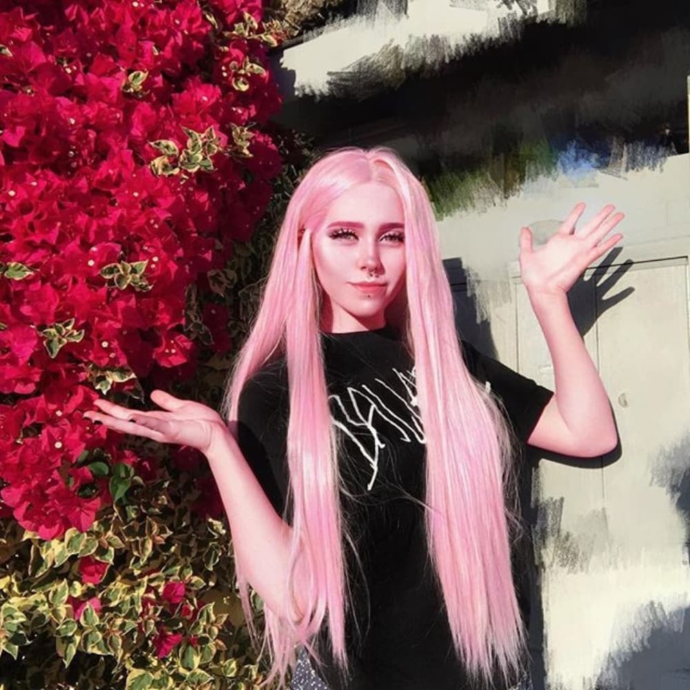 Pink Beauty Lace Front Wig - Thumbnail 4