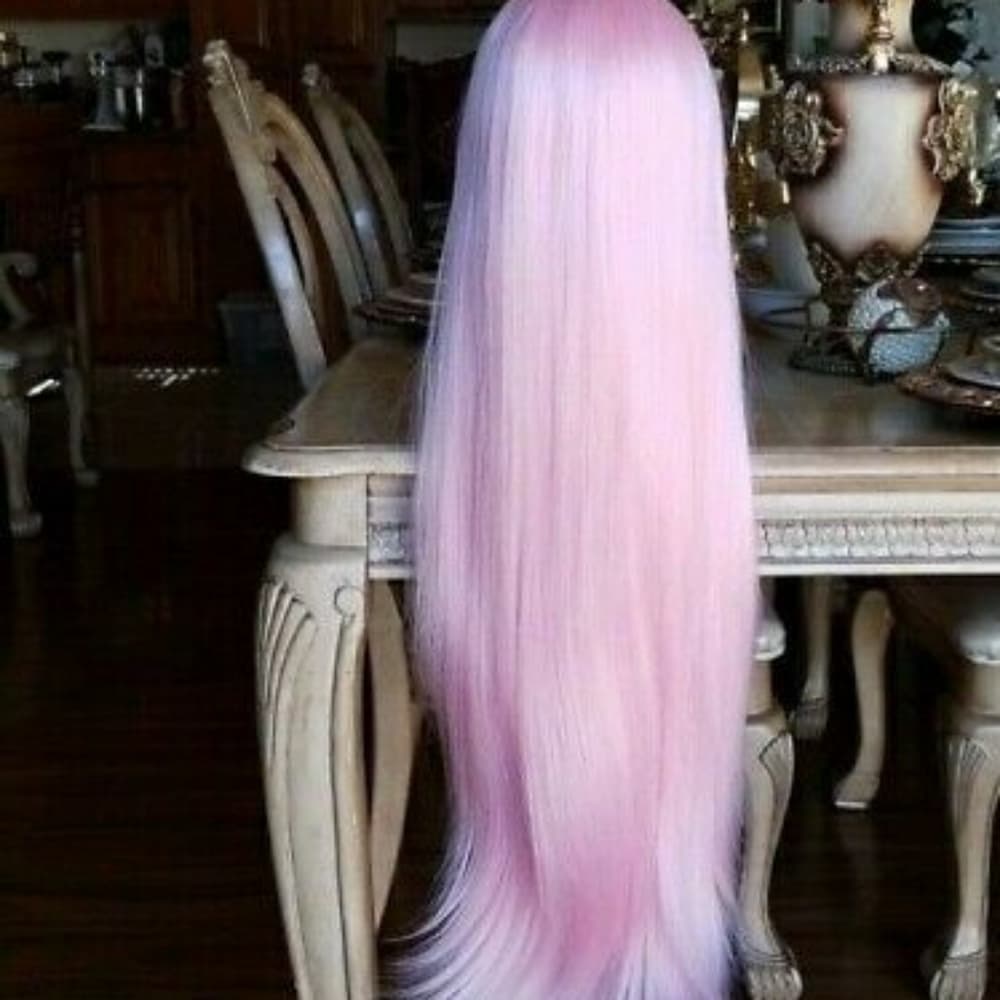 Pink Beauty Lace Front Wig - Thumbnail 2