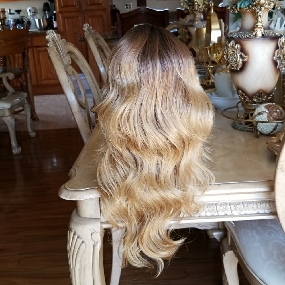 Ombre Beauty Heat Resistant Synthetic Hair - Thumbnail 8
