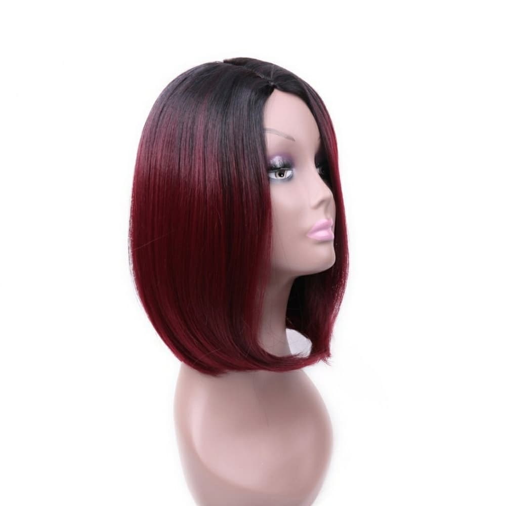 Burgundy Black Ombre Wig