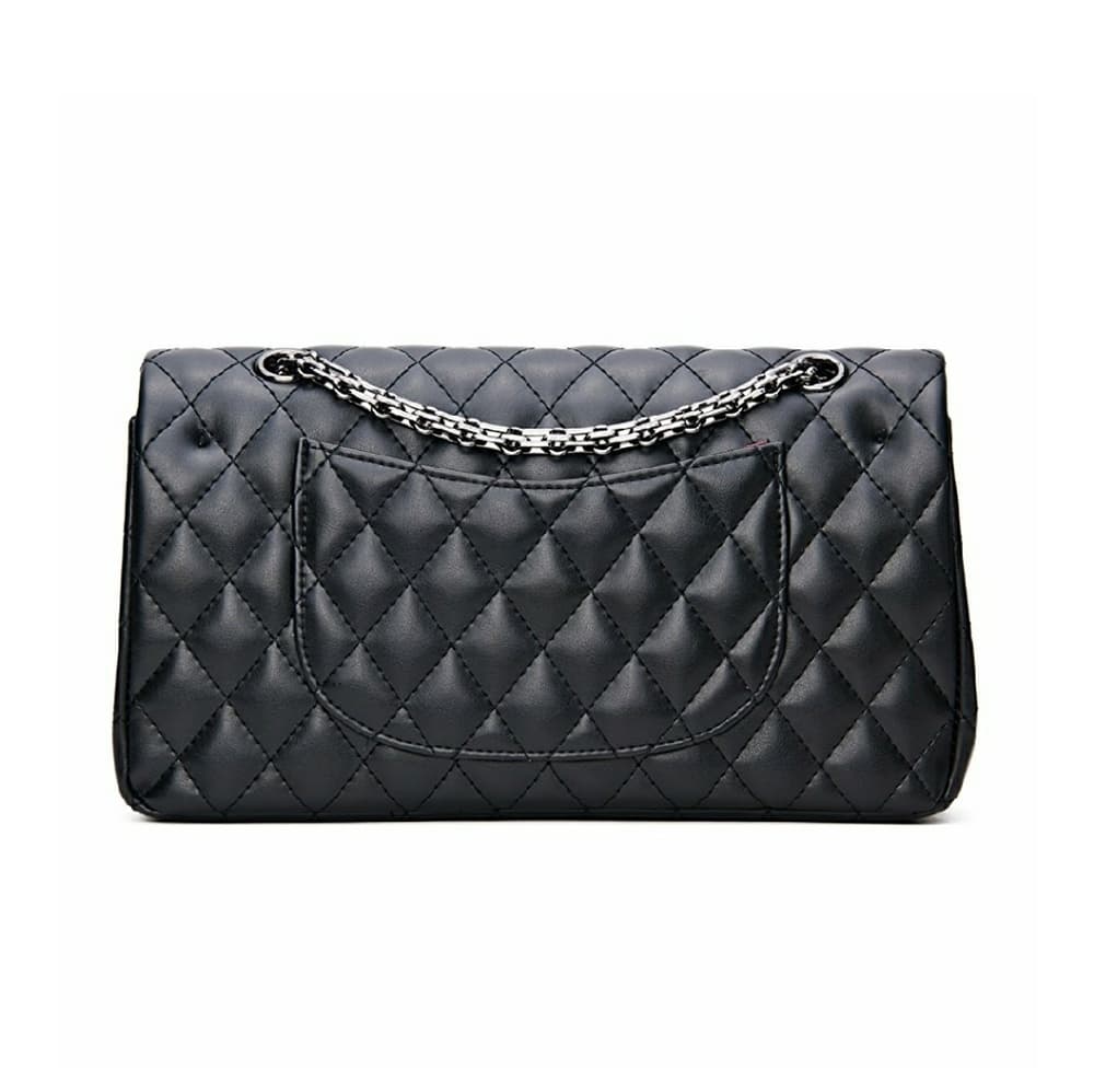 Designer Handbag Lambskin Classic Quilted Grained - Thumbnail 7