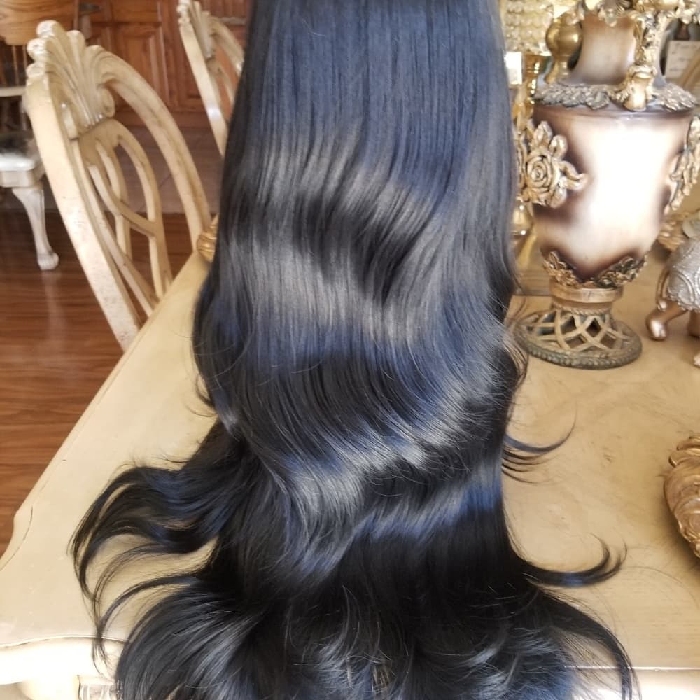 Straight Loose Wave Lace Front Wig - Thumbnail 6