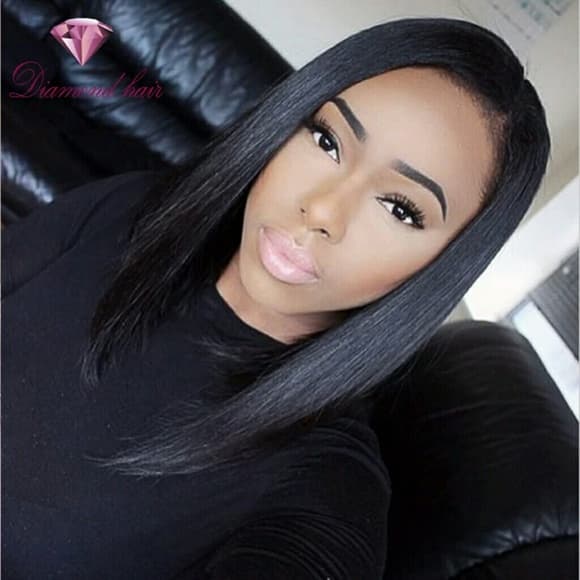 Virgin Bob Human Hair Wig - Thumbnail 5