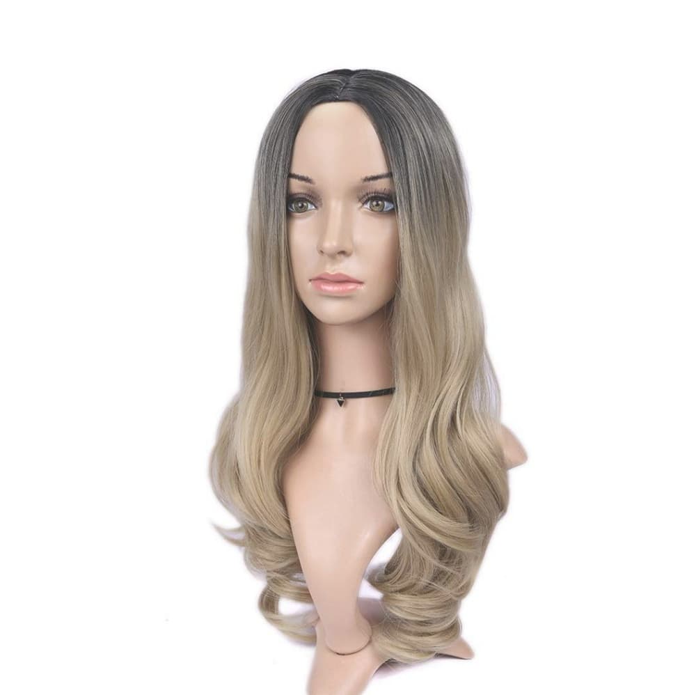 Ombre Blonde Wig #1b/ blonde - Thumbnail 2