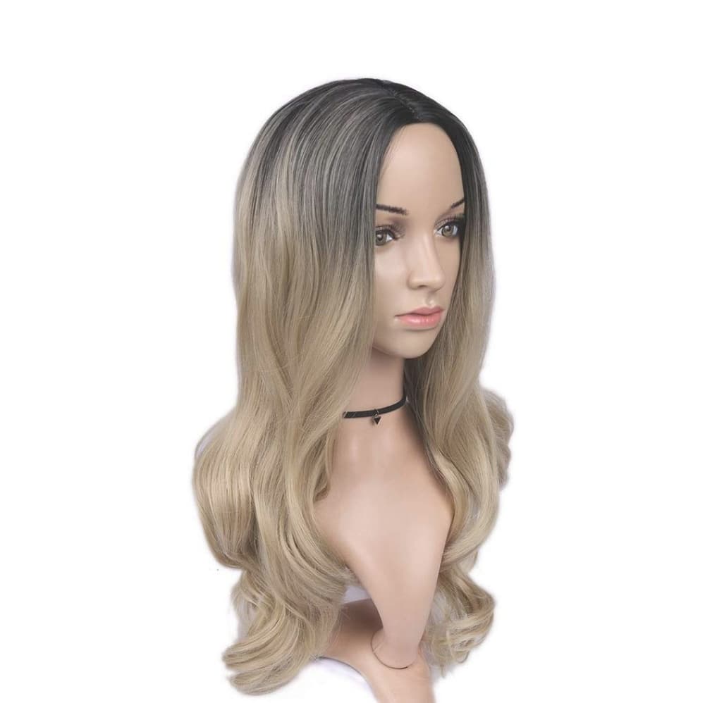Ombre Blonde Wig #1b/ blonde - Thumbnail 3