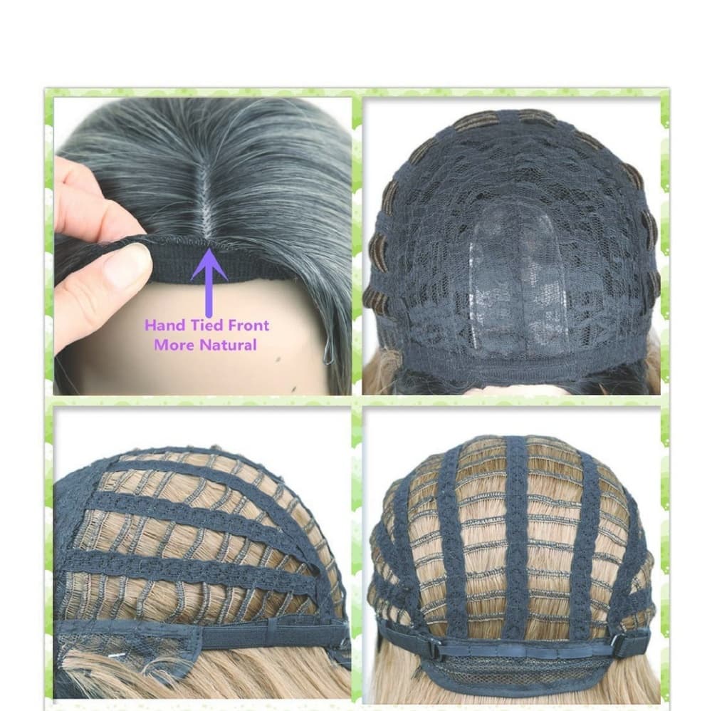 Ombre Blonde Wig #1b/ blonde - Thumbnail 7