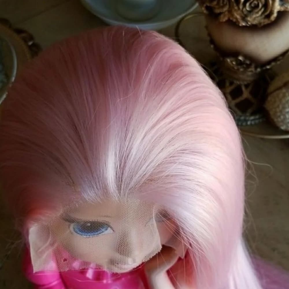 Pink Lace Front Wig