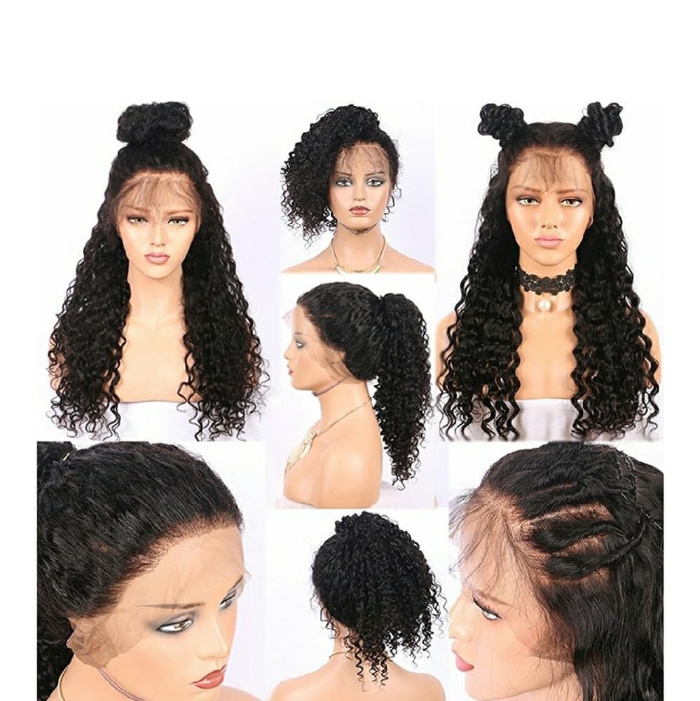 Black Curly Beauty Lacefront Wig 22-24inches!! - Thumbnail 4