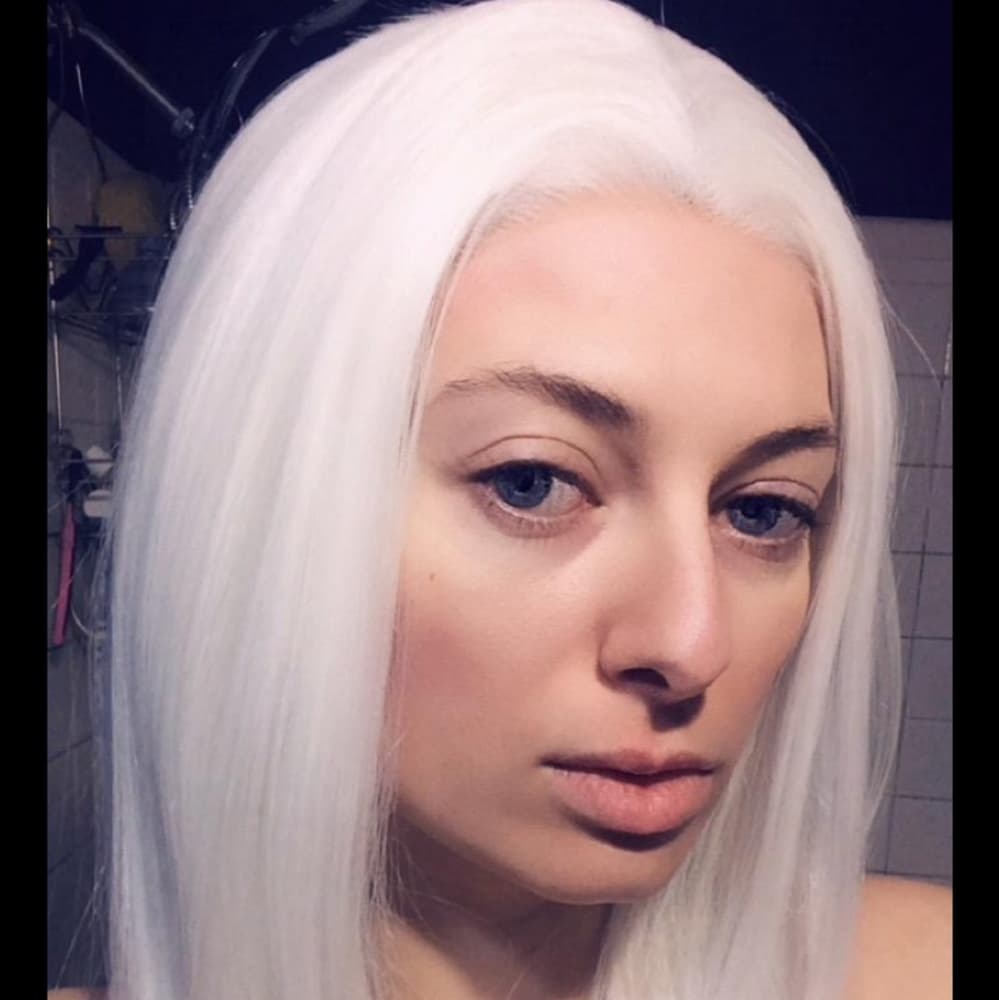 Whote Beaity Lace Front Wig - Thumbnail 5