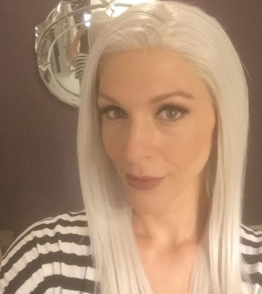 Whote Beaity Lace Front Wig - Thumbnail 4