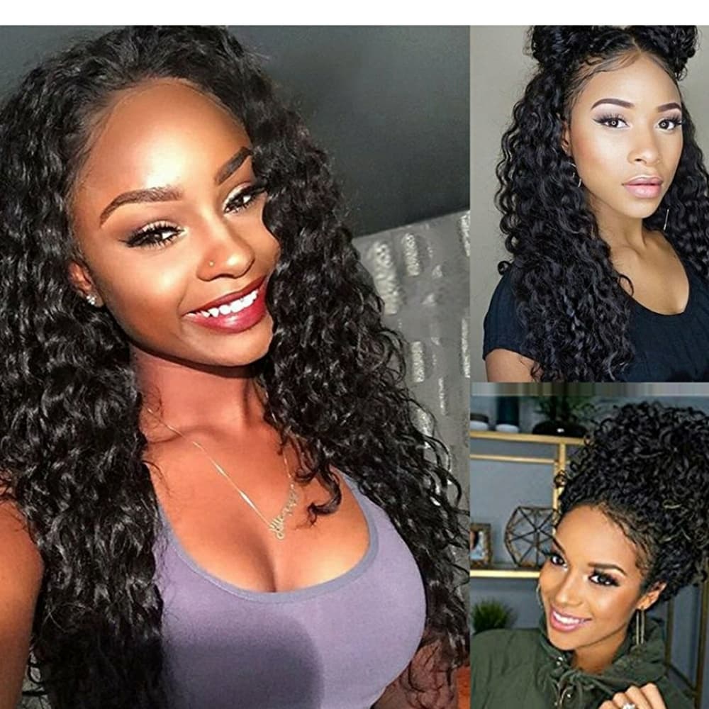 Black Curly Beauty Lacefront Wig 22-24inches!! - Thumbnail 6