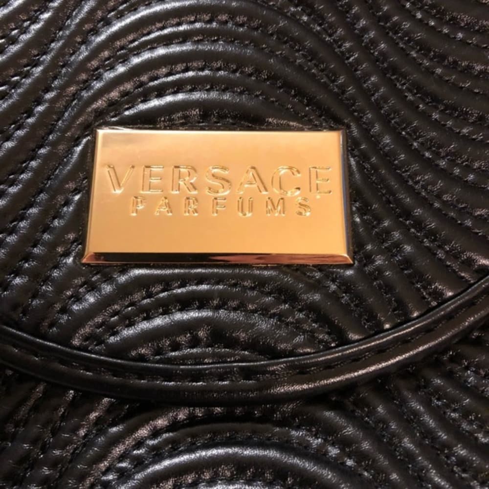 VERSACE Parfums Black Wristlet Bag Clutch Bag Ver - Thumbnail 3