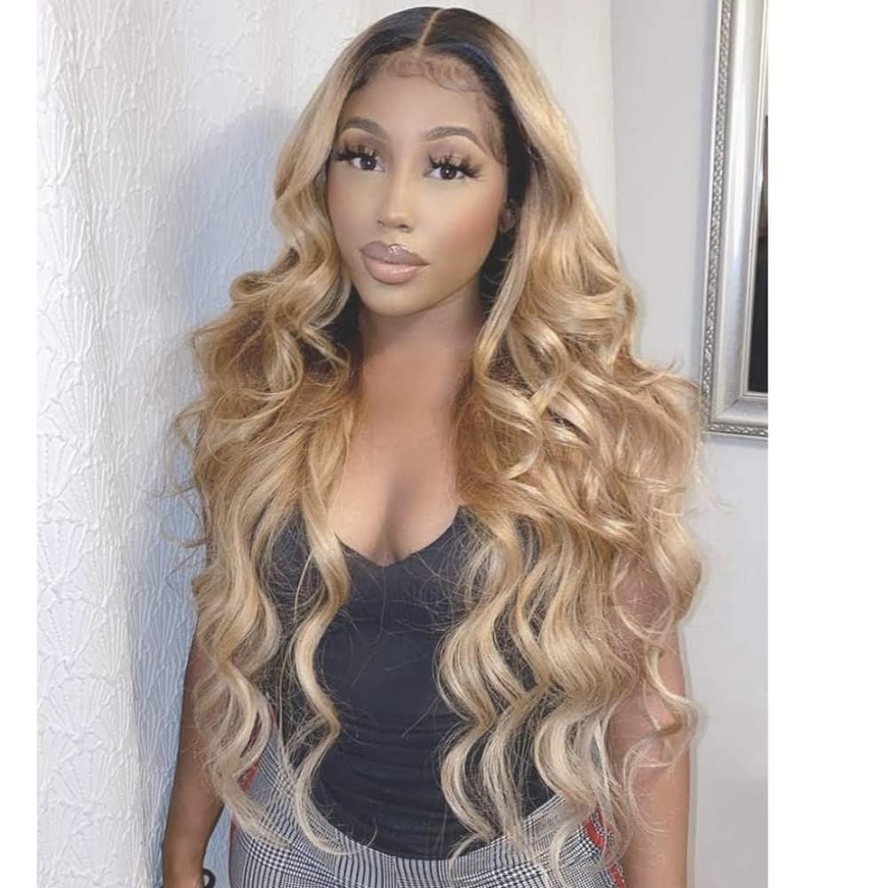 Ombre Blonde Beauty Lace Front Wig - Thumbnail 6
