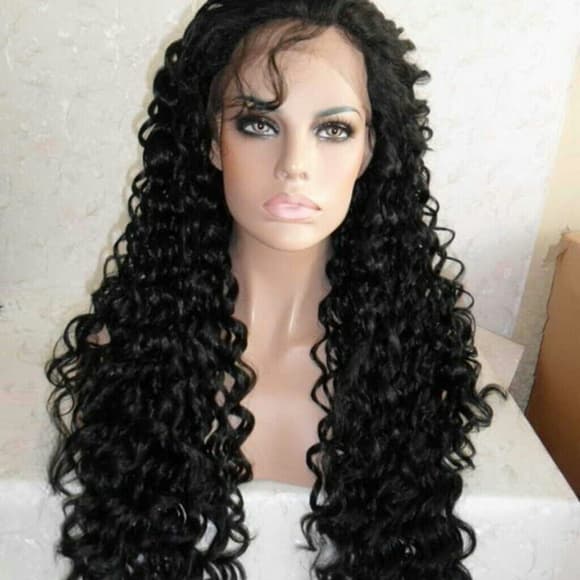 Beautiful Curly Doll Lacefront Wig 26-28 inches - Thumbnail 2