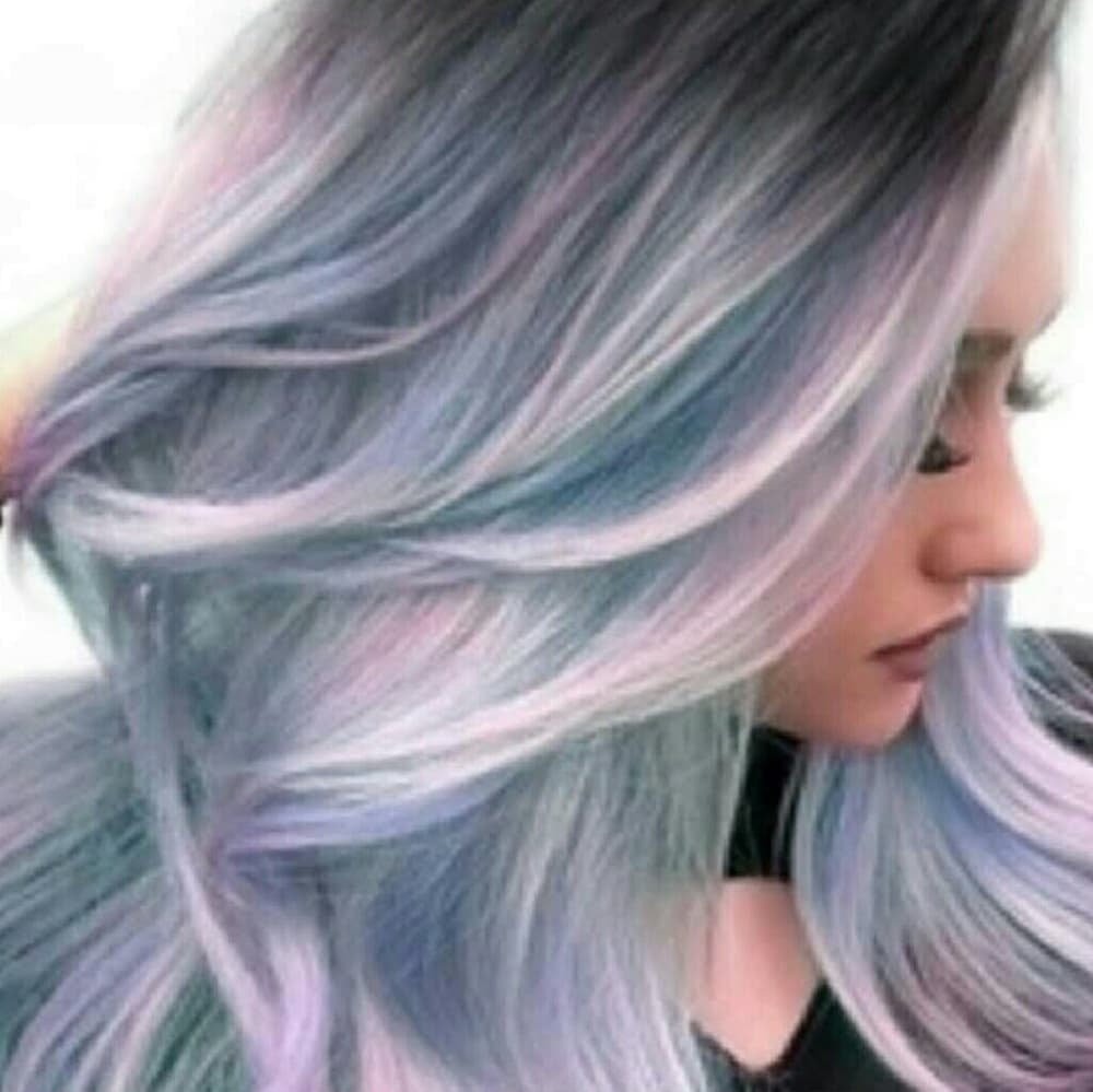 Ombre Rainbow Lace Front Wig - Thumbnail 2