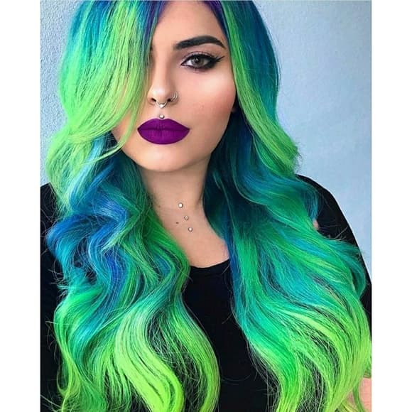 Green Blue Beauty Full Lace 22-24 inches!! - Thumbnail 3