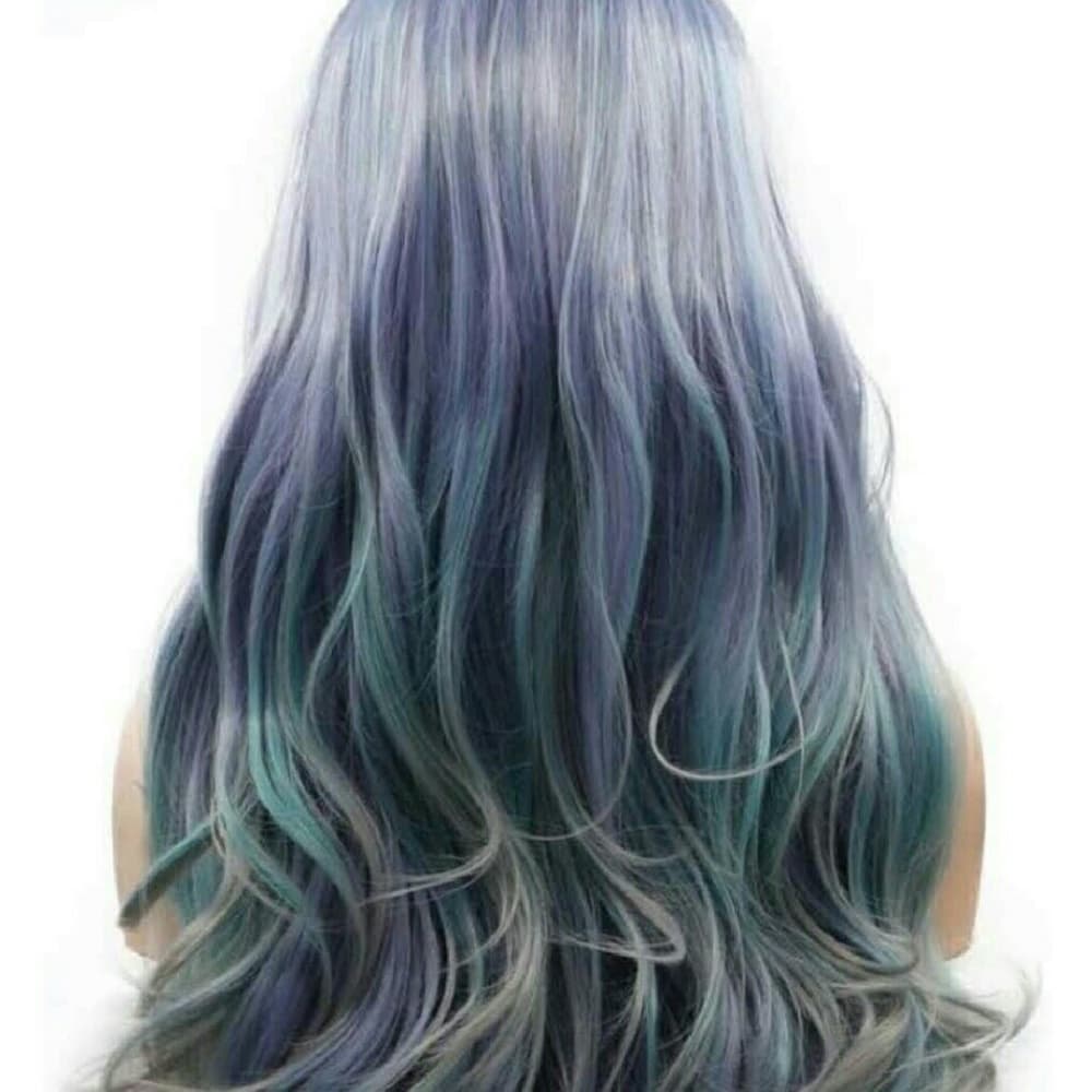 Ombre Rainbow Lace Front Wig - Thumbnail 3