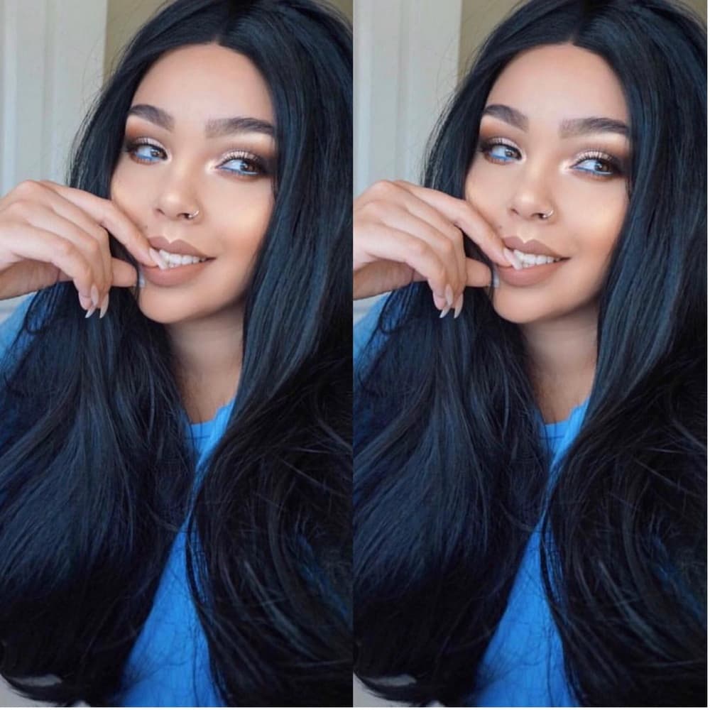 Black Straight Beauty Lace Front Wig