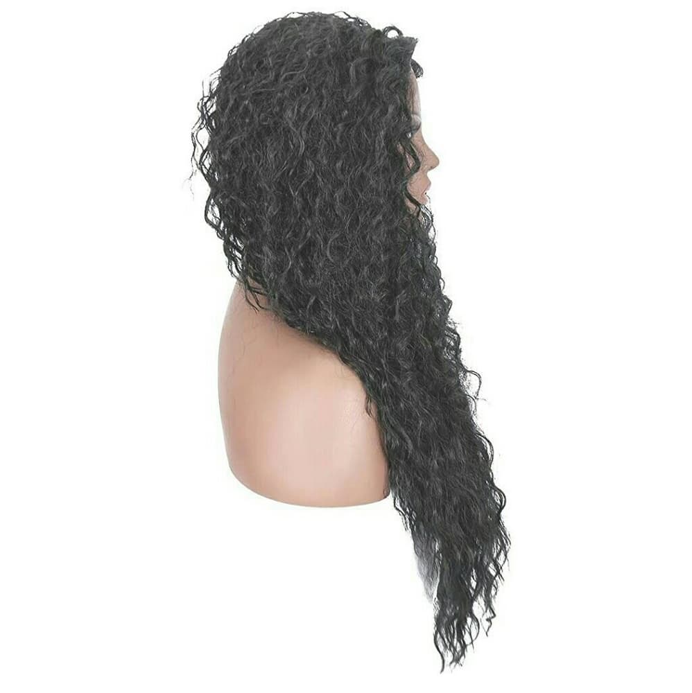 Black Curly Lace Front Wig 22-26 inches