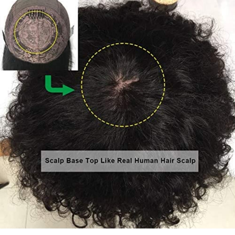 Black Curly Beauty Full Wig - Thumbnail 5
