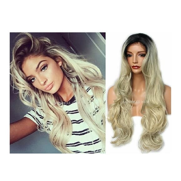 Ombre Blonde Beauty LaceFront Wig 22-26 inches!! - Thumbnail 3