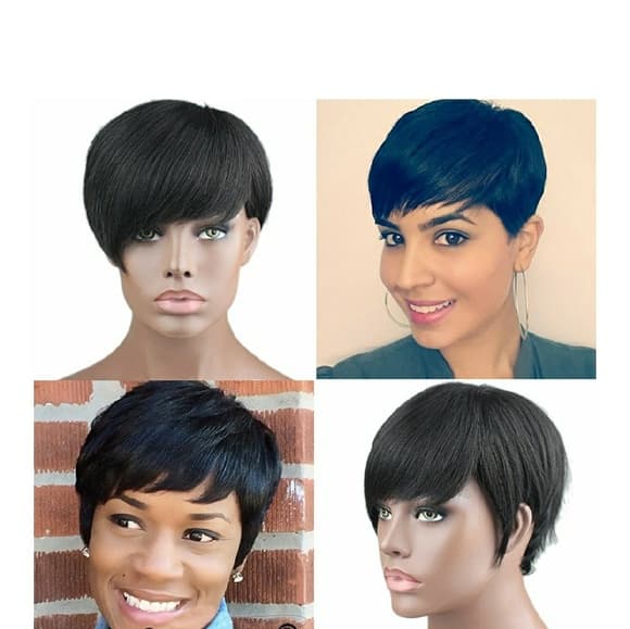 Virgin Human Hair Beauty Wig - Thumbnail 8
