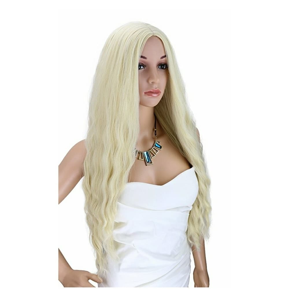 Blonde Beauty Heat Resistant Synthetic hair - Thumbnail 3