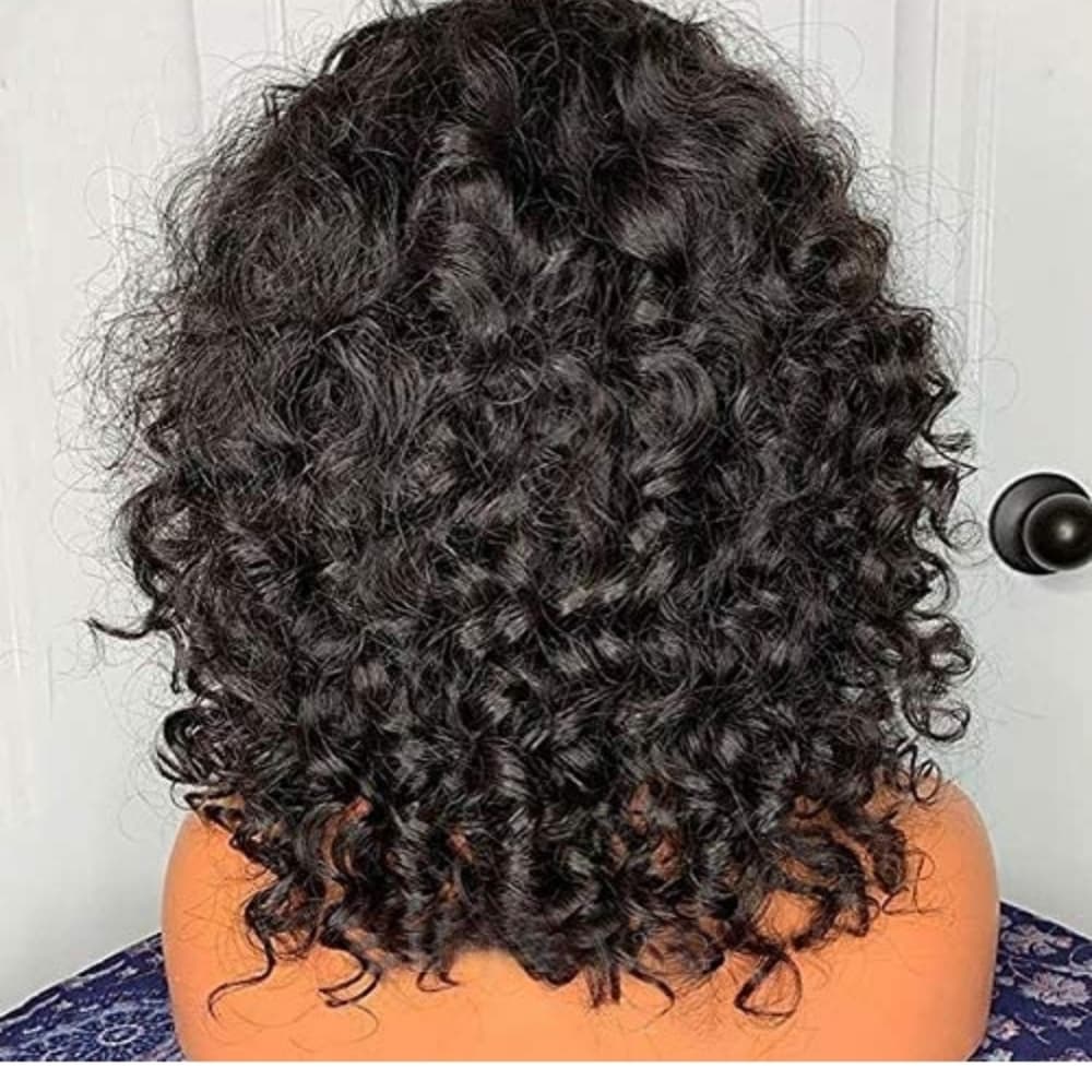 Black Curly Beauty Full Wig - Thumbnail 3
