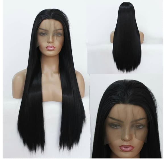 Black Beauty Lace Front Wig - Thumbnail 7