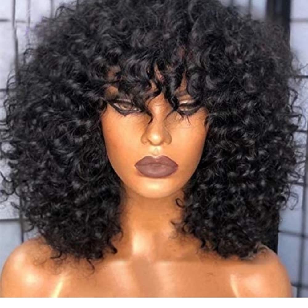 Black Curly Beauty Full Wig - Thumbnail 2