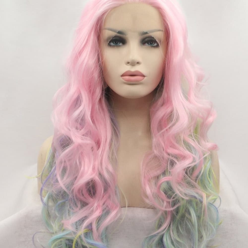 Rainbow Beauty Lace Front Wig - Thumbnail 4