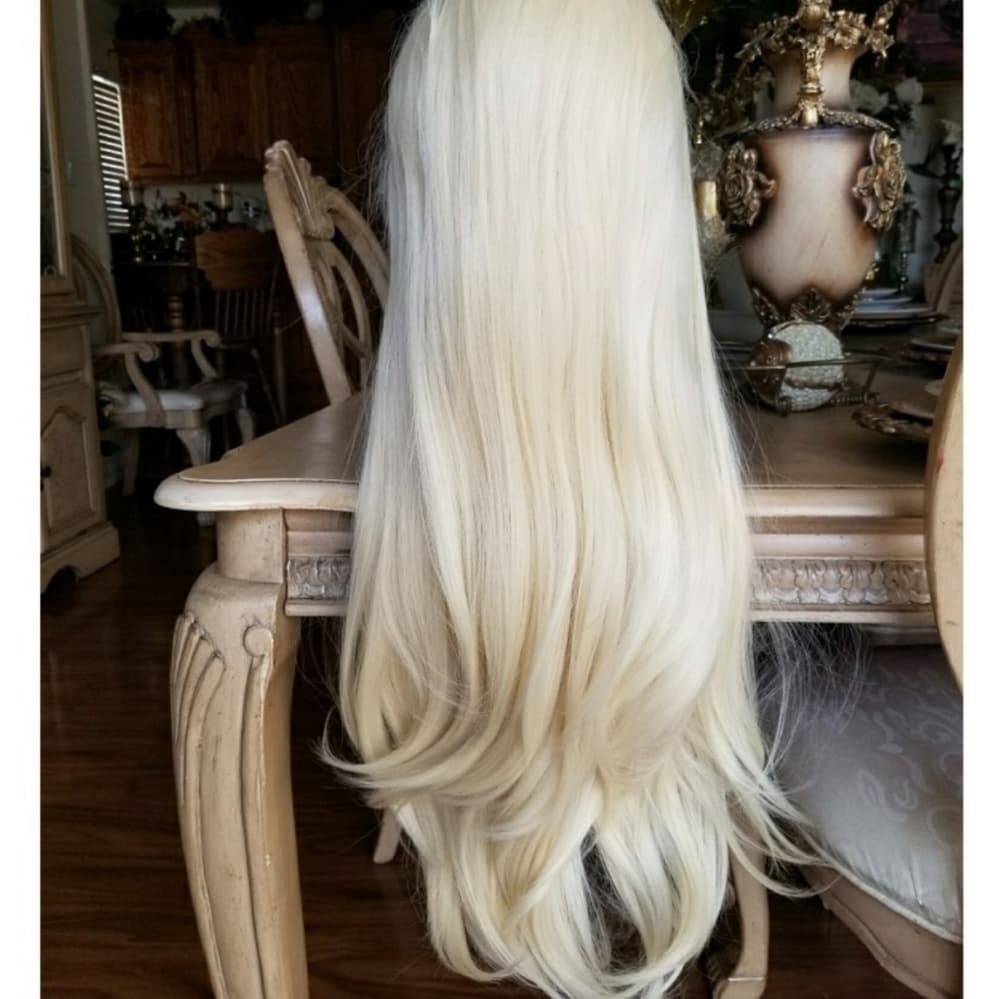 Pale Blonde Beauty Lace Front Wig - Thumbnail 5