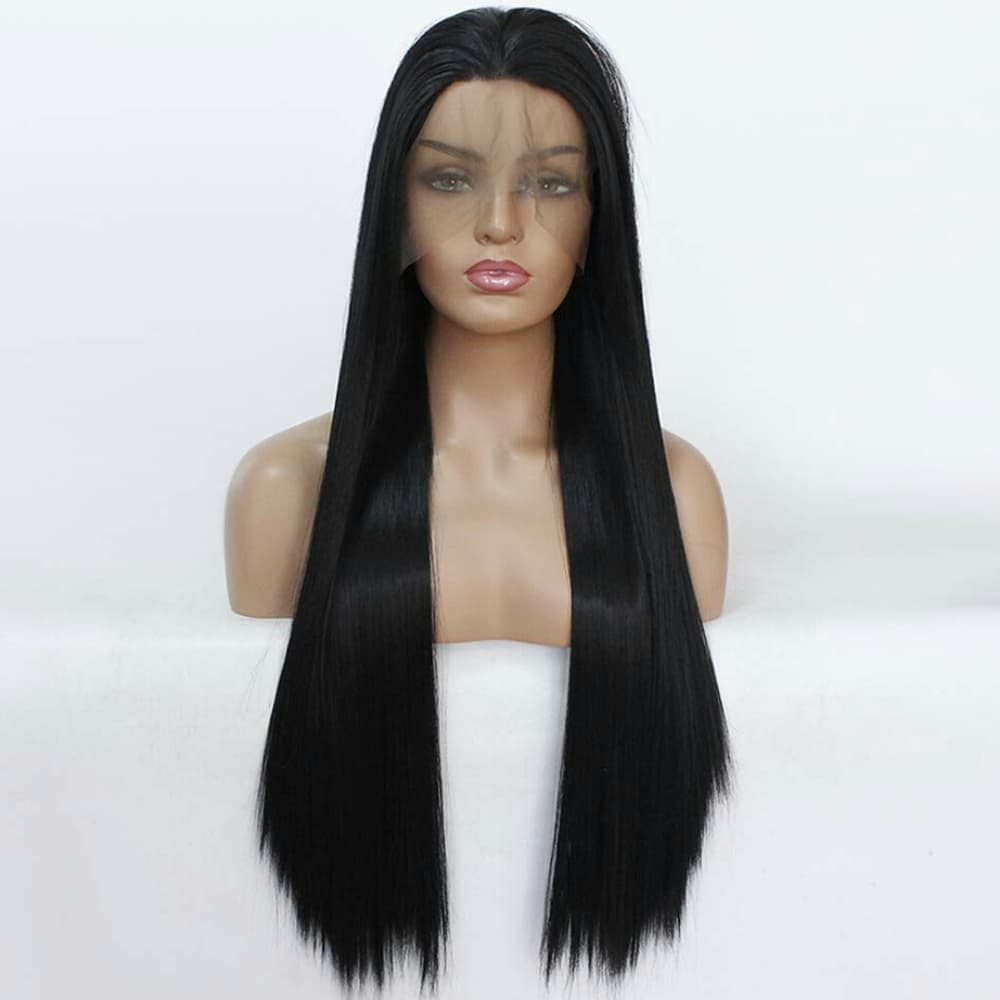 Black Beauty Lace Front Wig - Thumbnail 2