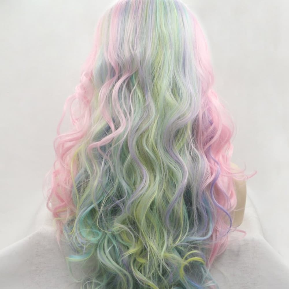 Rainbow Beauty Lace Front Wig - Thumbnail 6