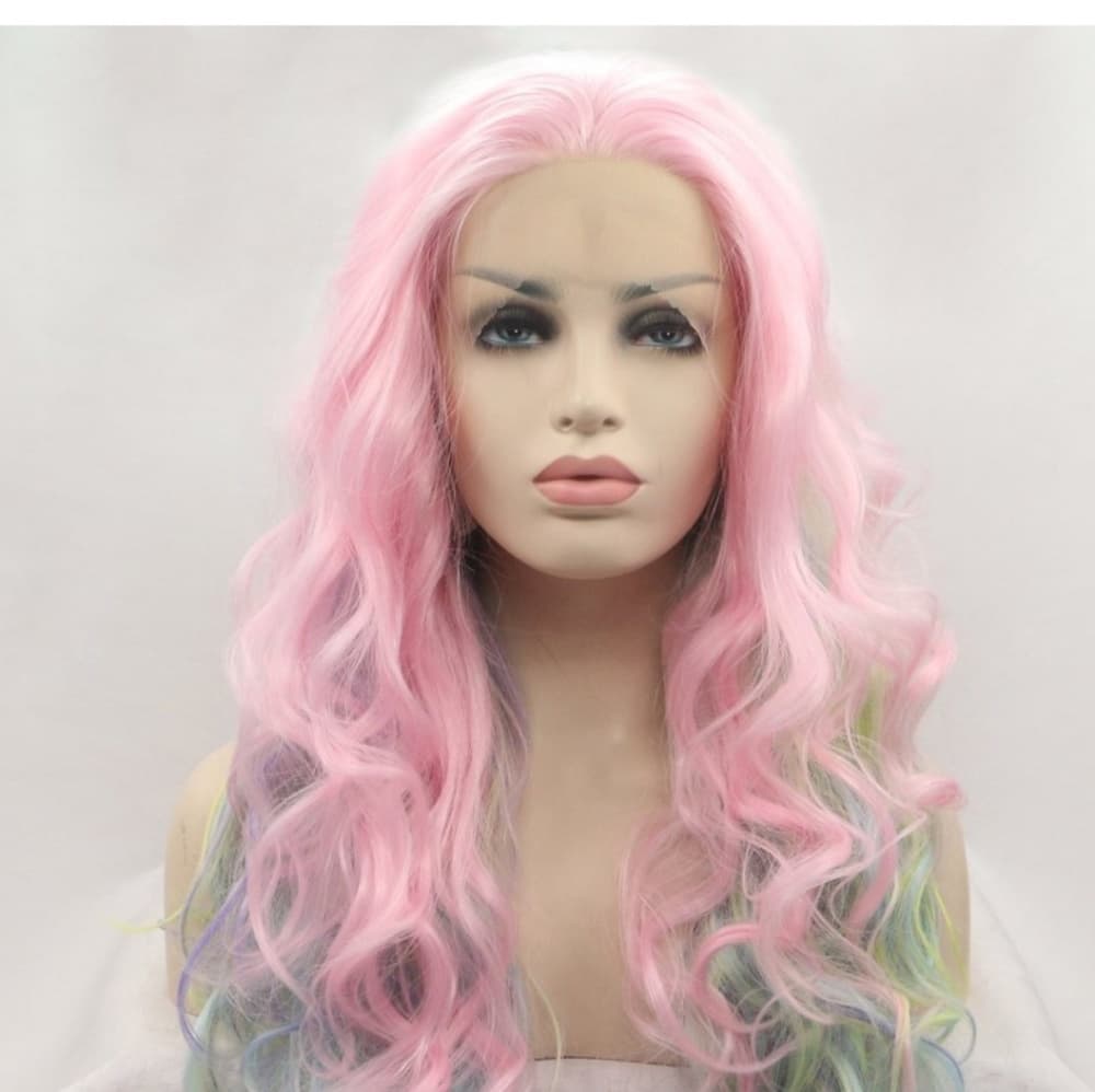 Rainbow Beauty Lace Front Wig - Thumbnail 7