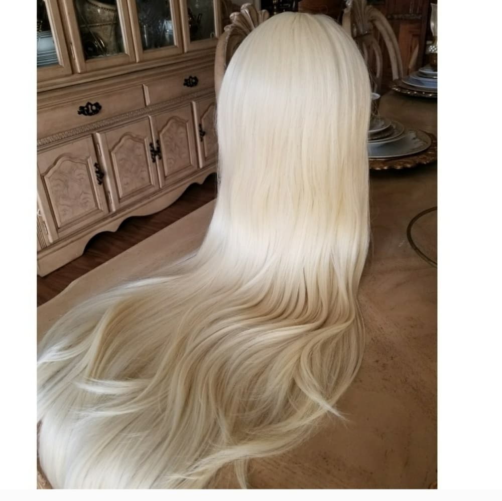 Pale Blonde Beauty Lace Front Wig - Thumbnail 7