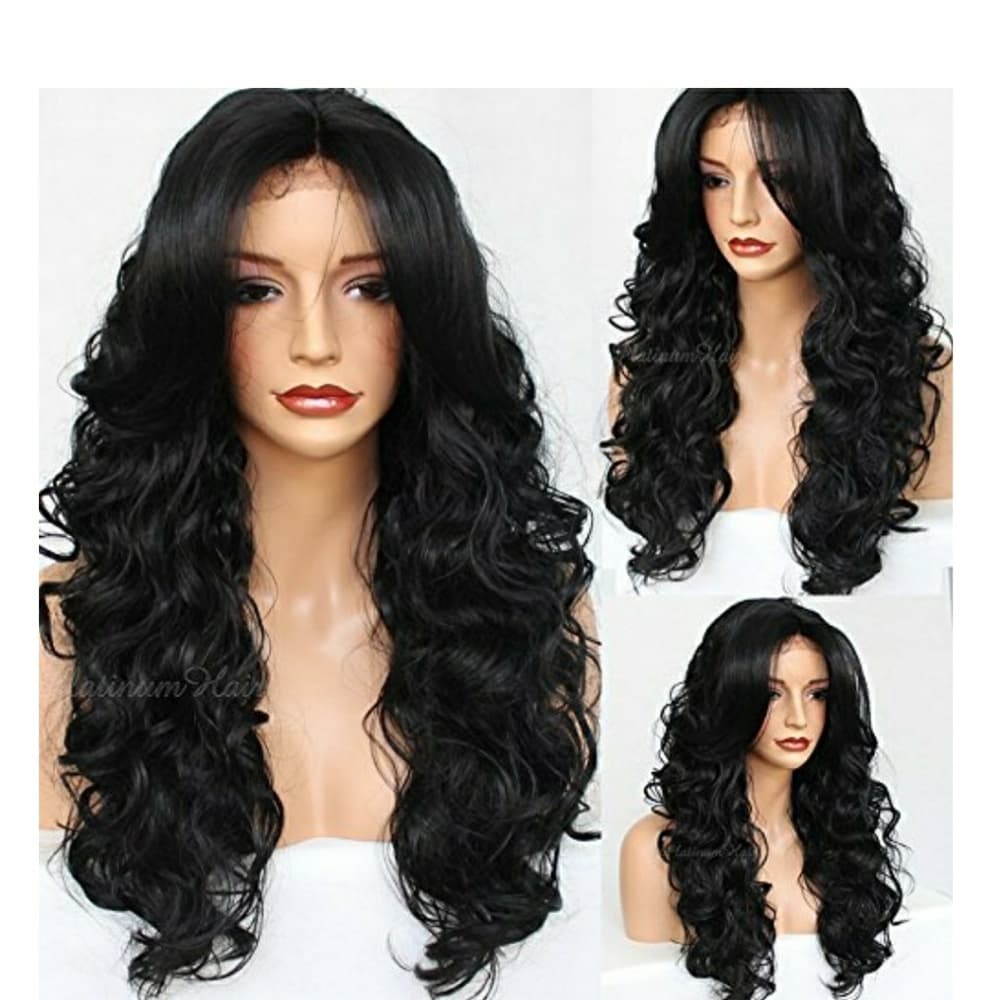 Black Bodywave Lacefront Wig 20-24 inches - Thumbnail 5