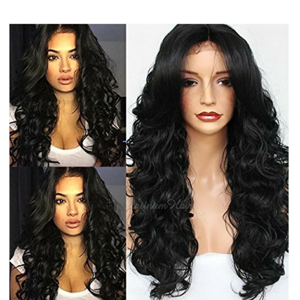 Black Bodywave Lacefront Wig 20-24 inches - Thumbnail 6