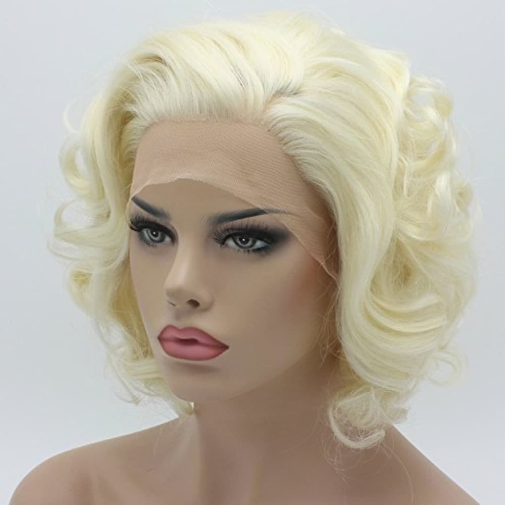 Beige Blonde Beauty Short Wig - Thumbnail 2