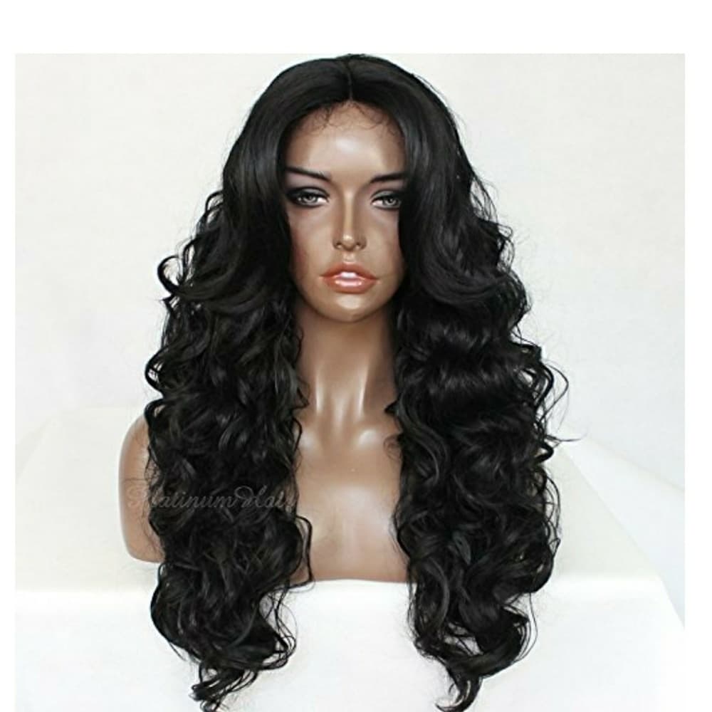 Black Bodywave Lacefront Wig 20-24 inches - Thumbnail 3