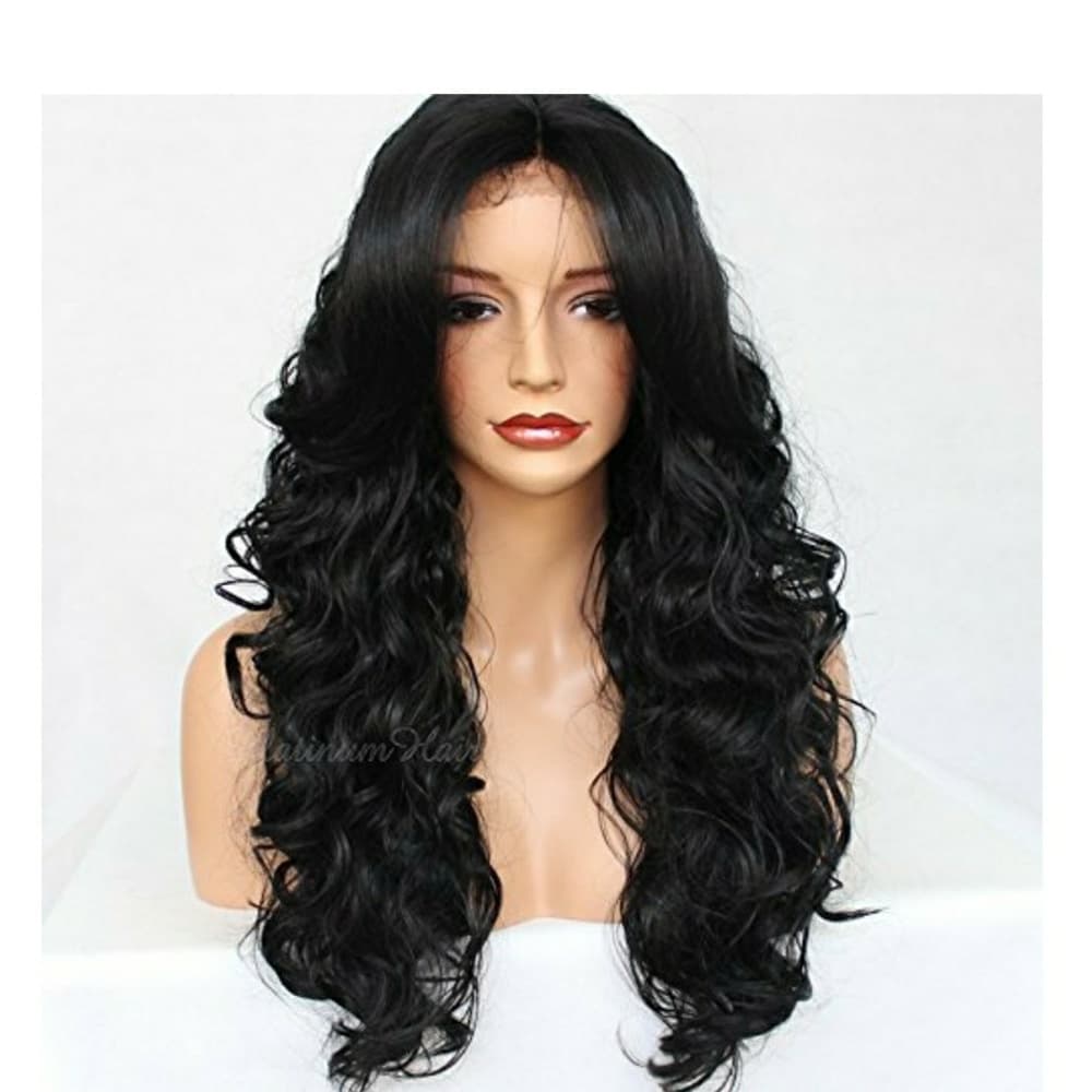 Black Bodywave Lacefront Wig 20-24 inches - Thumbnail 2