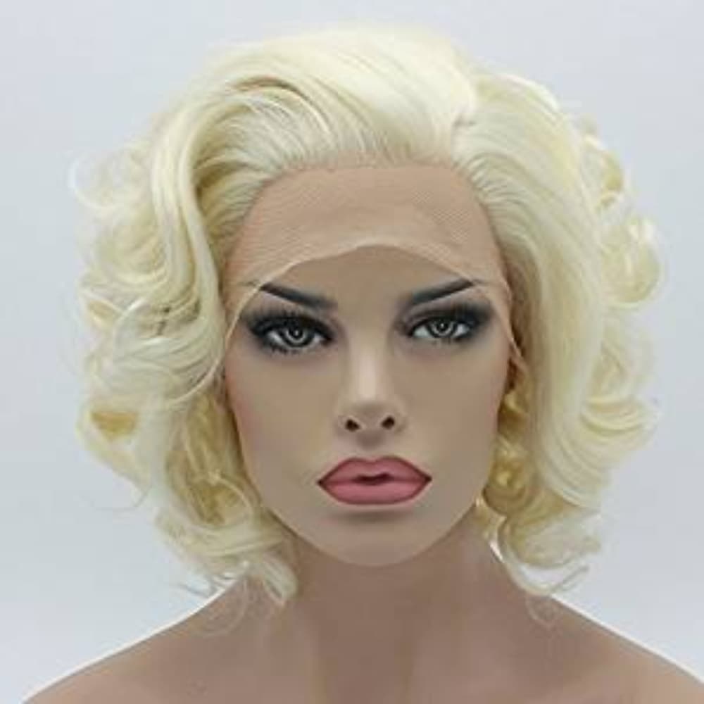 Beige Blonde Beauty Short Wig - Thumbnail 4