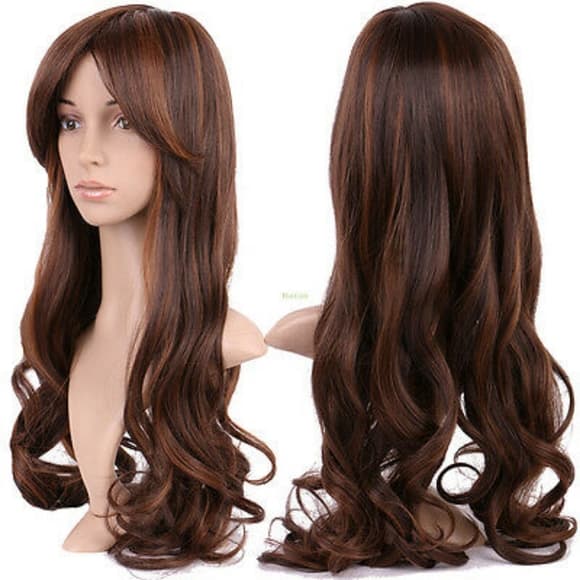 Brown Beauty Waves Full Wig - Thumbnail 2