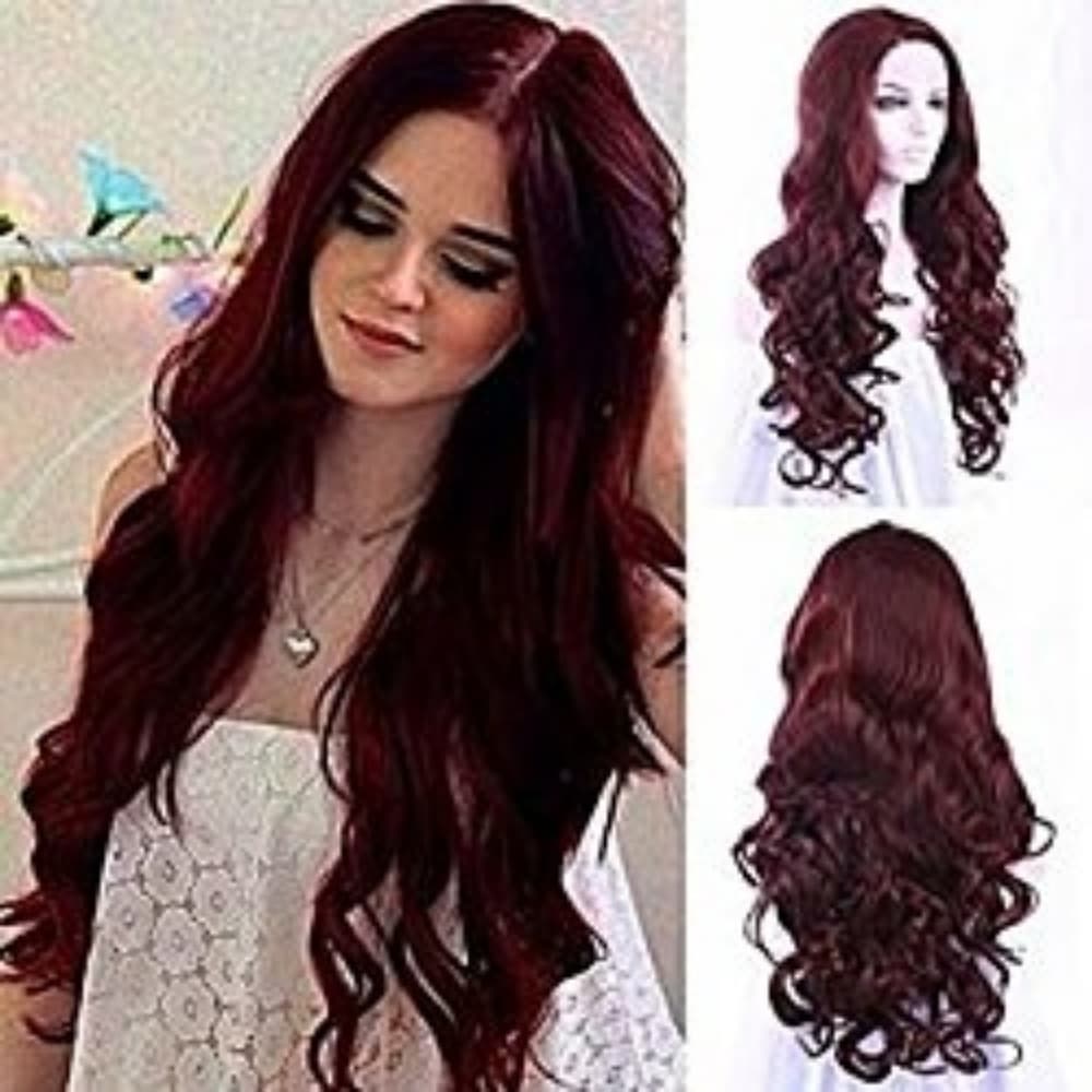 Burgundy Lace Front Wig 20-24 inches!!