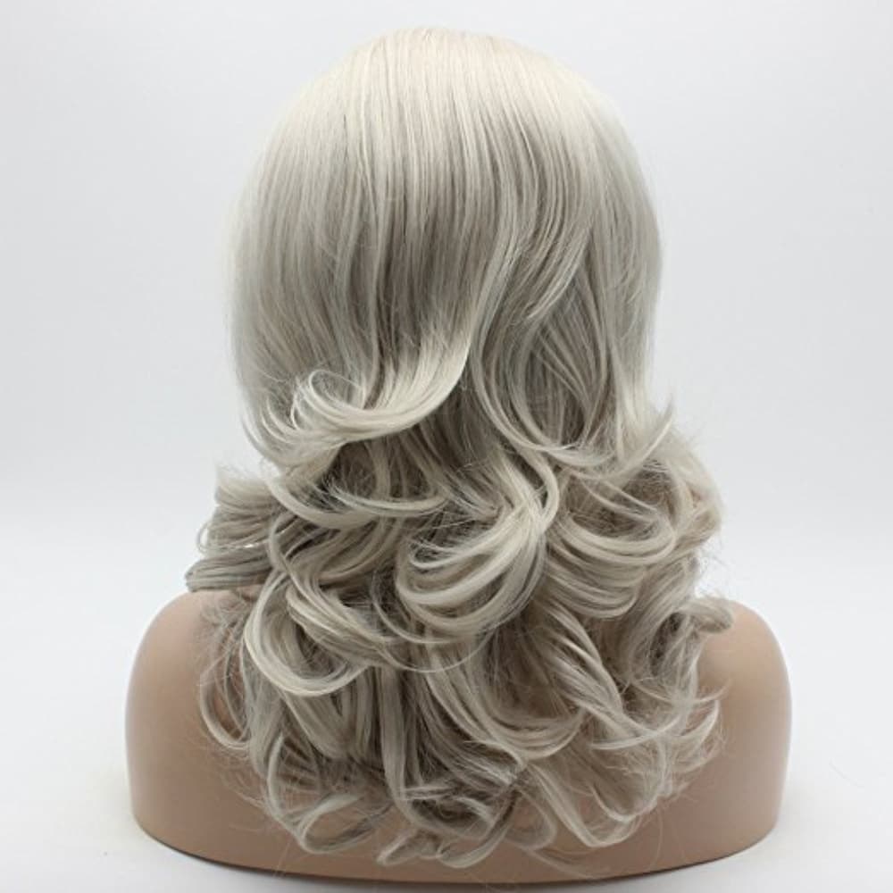 Gray Blonde Shoulder Beauty Lacefront Wig