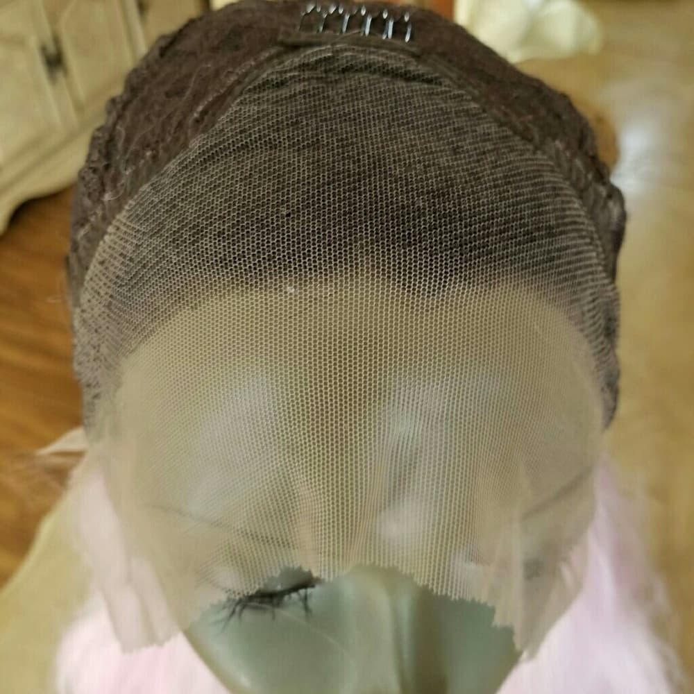 Ombre Pink Lace Front Wig 22-24 inches - Thumbnail 4