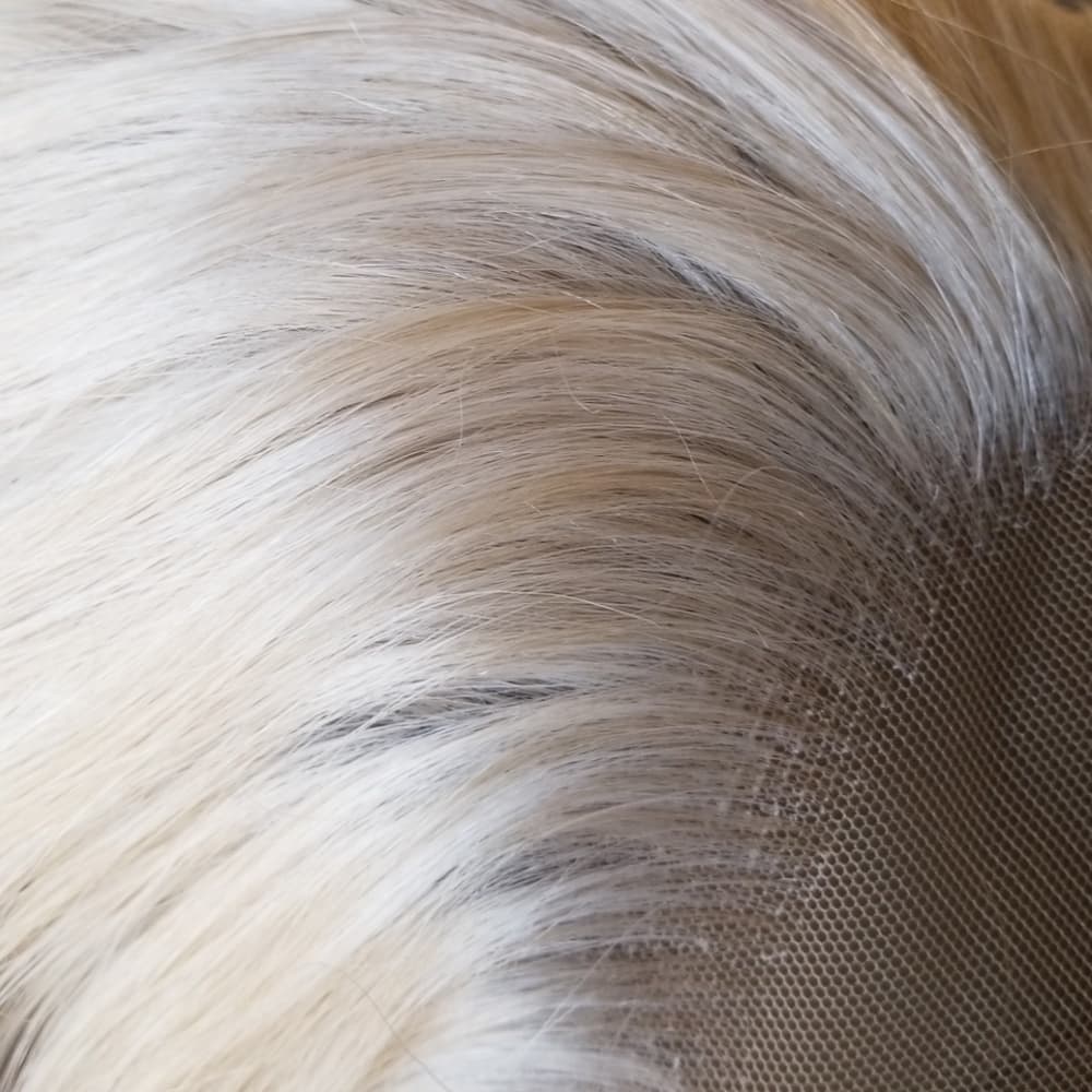 Wavy Pale Blonde Beauty Lace Front Wig - Thumbnail 5